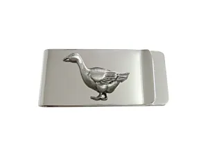 Detailed Goose Bird Money Clip