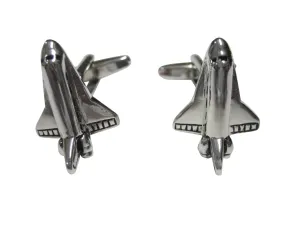 Detailed Spaceship Shuttle Cufflinks
