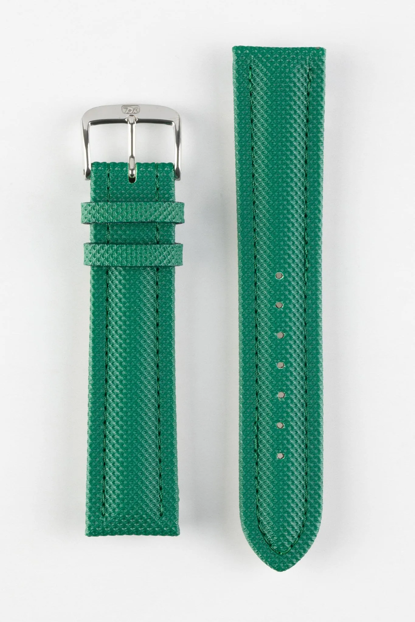 Di-Modell TRAVELLER PU Nylon Waterproof Watch Strap in DARK GREEN