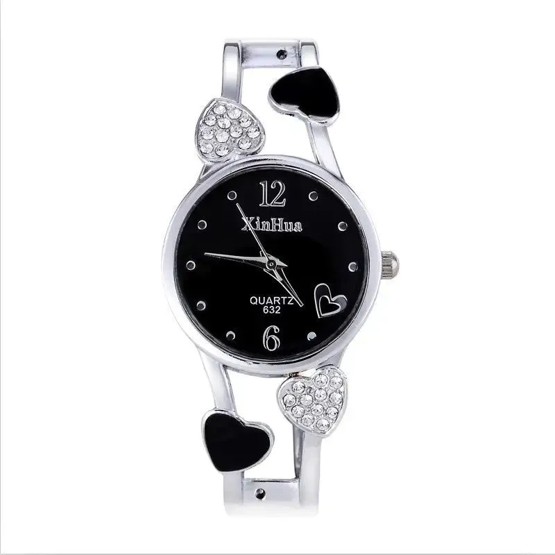 Diamond British Watch - Elegant Round Quartz Timepiece