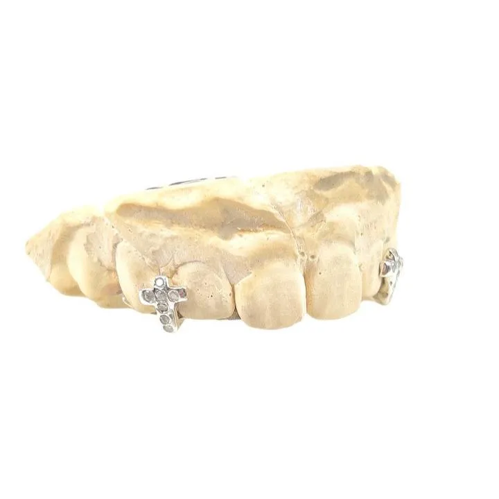 Diamond Cross Spacer Grillz