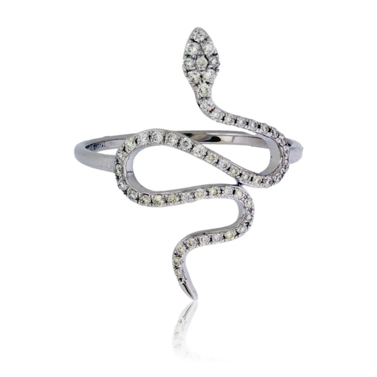 Diamond Snake Fashion Ring