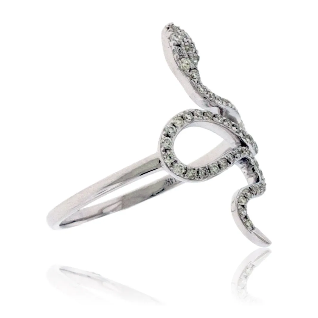 Diamond Snake Fashion Ring
