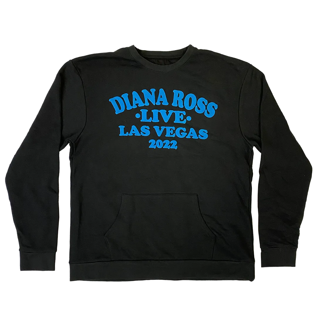 Diana Ross "Vintage Text" LAS VEGAS Event Pullover Sweatshirt