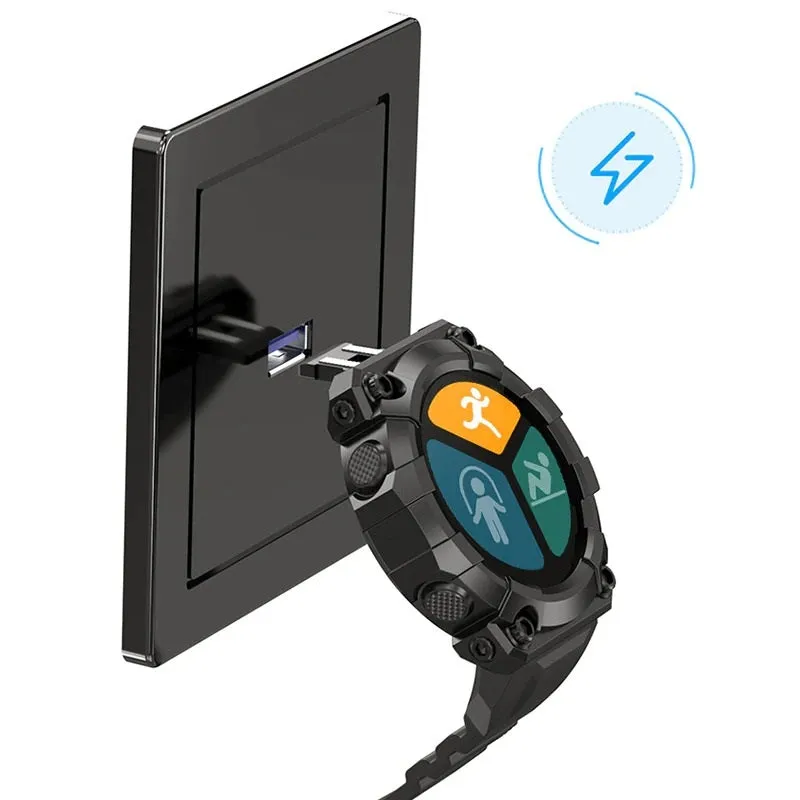 Digital Sports Watch Blood Pressure Tracker Smart Sport Watch with Remote Camera Hearth Rate Sport Watch