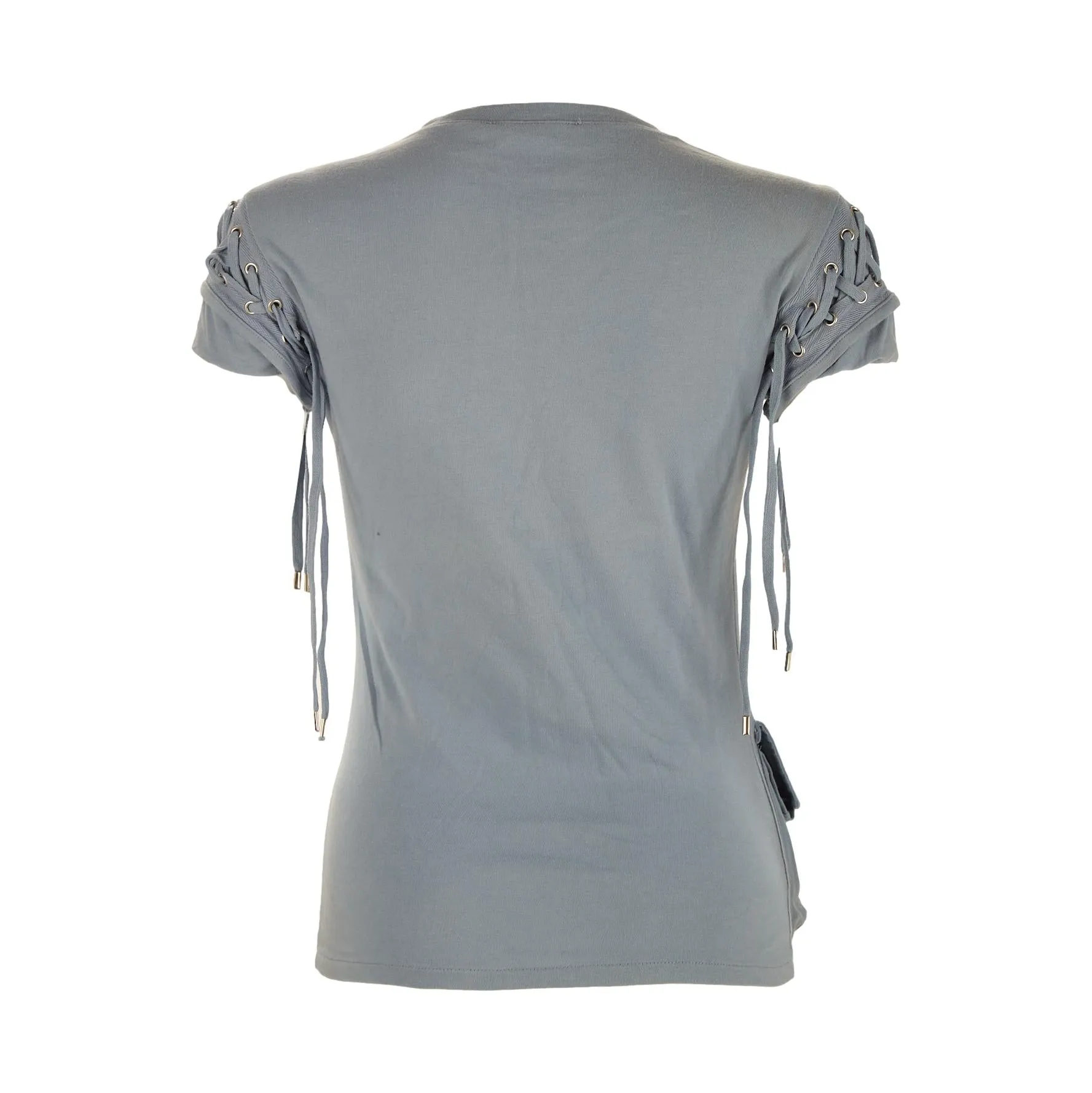 Dior Baby Blue Pocket Tie top