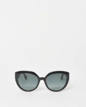 Dior Black Oversized DC DDior F Logo Sunglasses