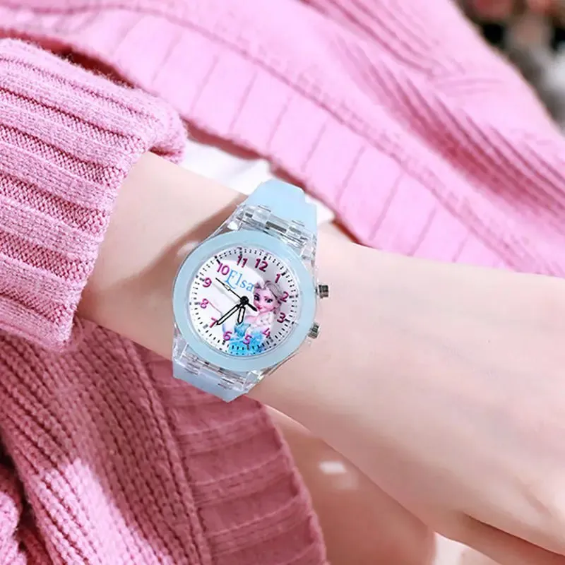 Disney Frozen Princess Aisha & Sophia Girls' LED Watch