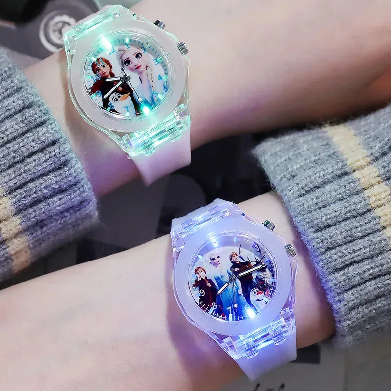 Disney Frozen Princess Aisha & Sophia Girls' LED Watch