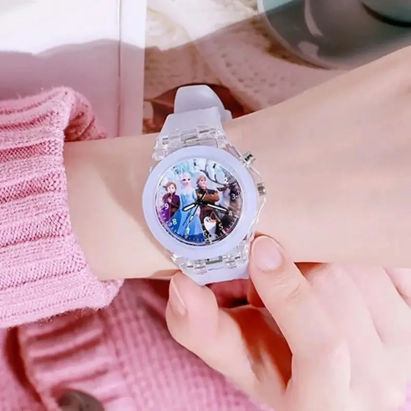 Disney Frozen Princess Aisha & Sophia Girls' LED Watch