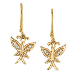Disney X RockLove ENCANTO Mirabel Golden Butterfly Earrings