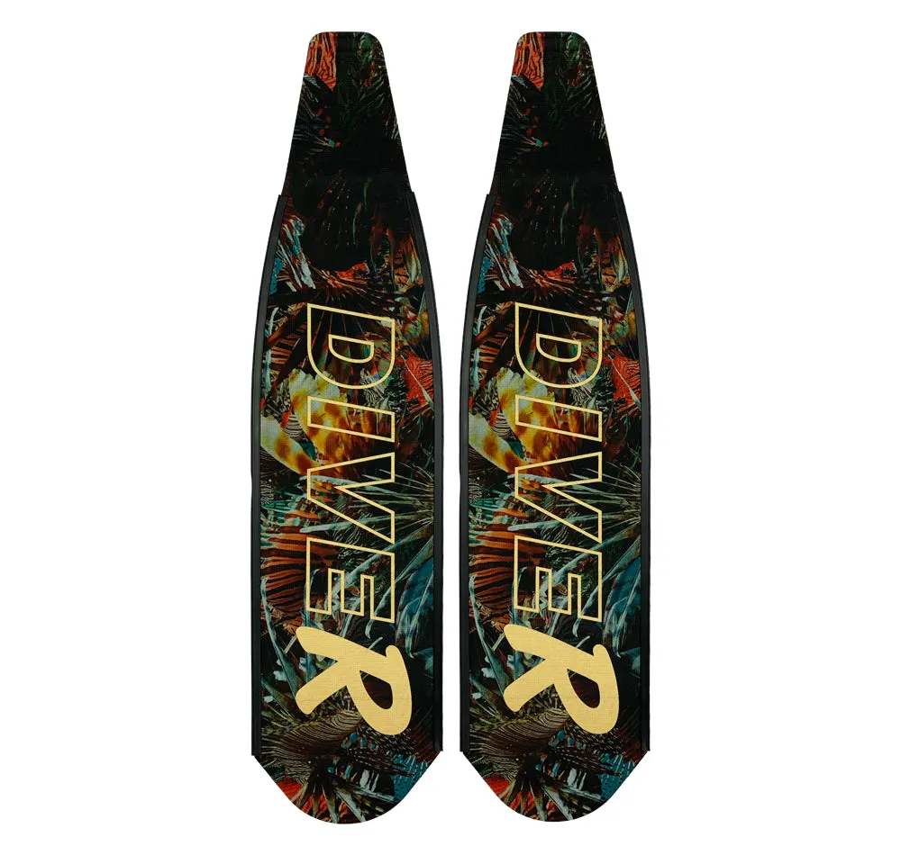 DiveR Carbon Lionfish Medium Fin Blades