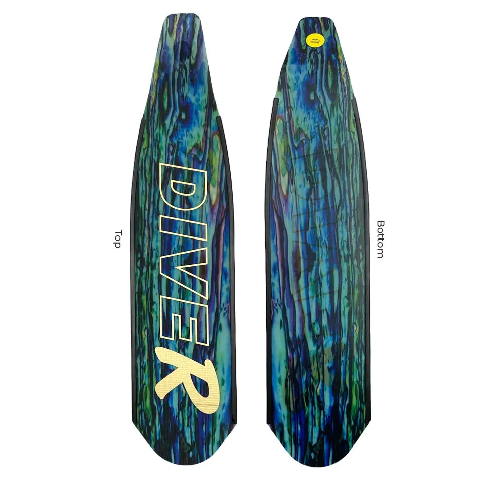DiveR Carbon Paua Fin Blades