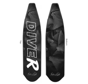 DiveR Carbon V2 Dark Dancing Fin Blades