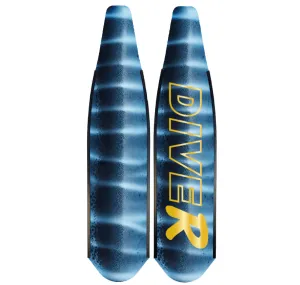 DiveR Carbon V2 Stripe Marlin Fin Blades