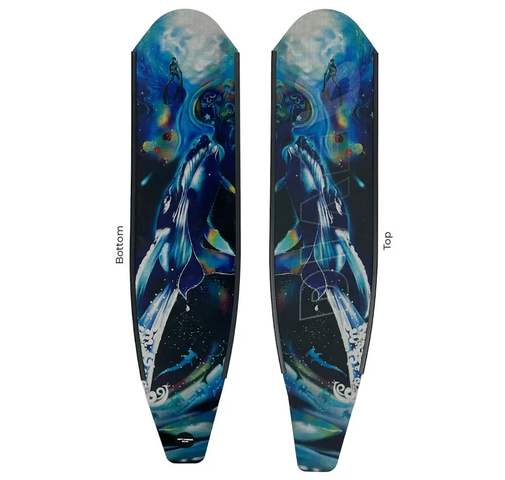 DiveR Carbon 'Zoe's Whale' Fin Blades
