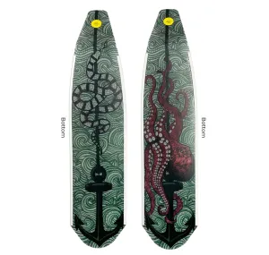 DiveR Composite Octopus Anchor Fin Blades White Rails