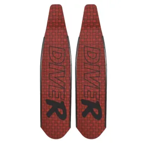 DiveR Innegra Carbon Red Blades