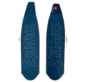 DiveR Innegra Carbon V2 'Blue' Fin Blades