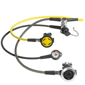 Diving regulator   octopus system   pressure gauge   SCD 500 DIN 300 bars bag pack