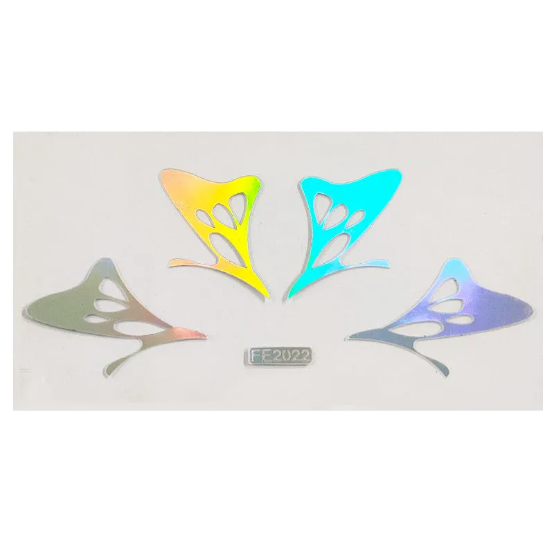 DIY  laser face eye stickers