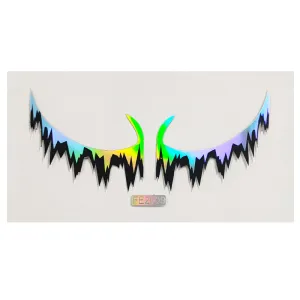 DIY  laser face eye stickers