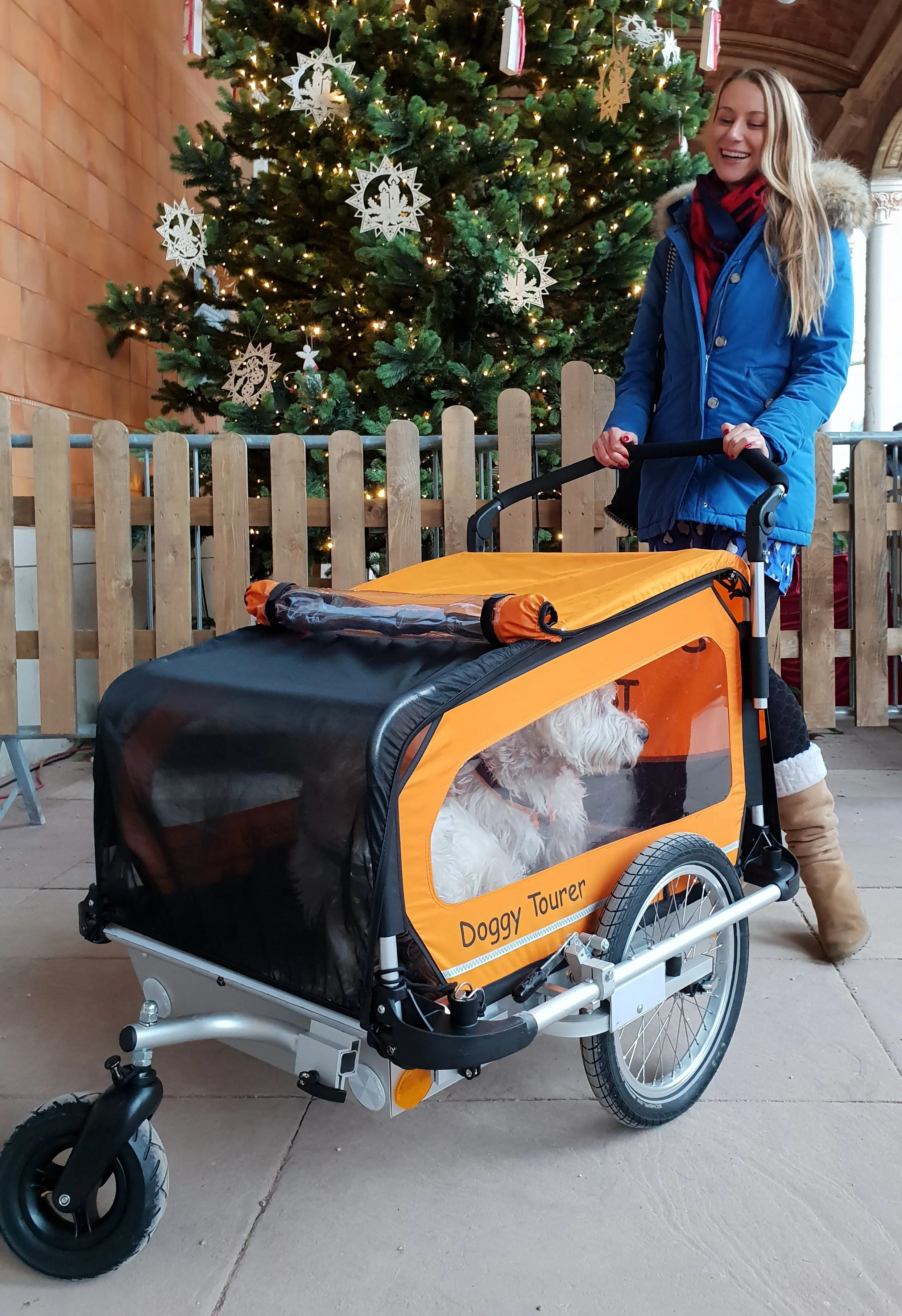 Doggy Tourer Snoopy Medium Dog Bike Trailer
