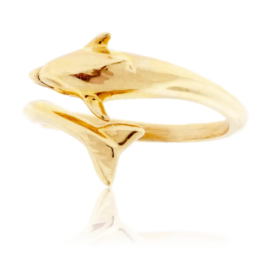 Dolphin Wrap Around Ring