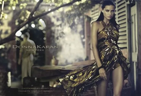 Donna Karan Spring 2012 Tribal Print Cross-Neck Dress SOLD  3/2/25