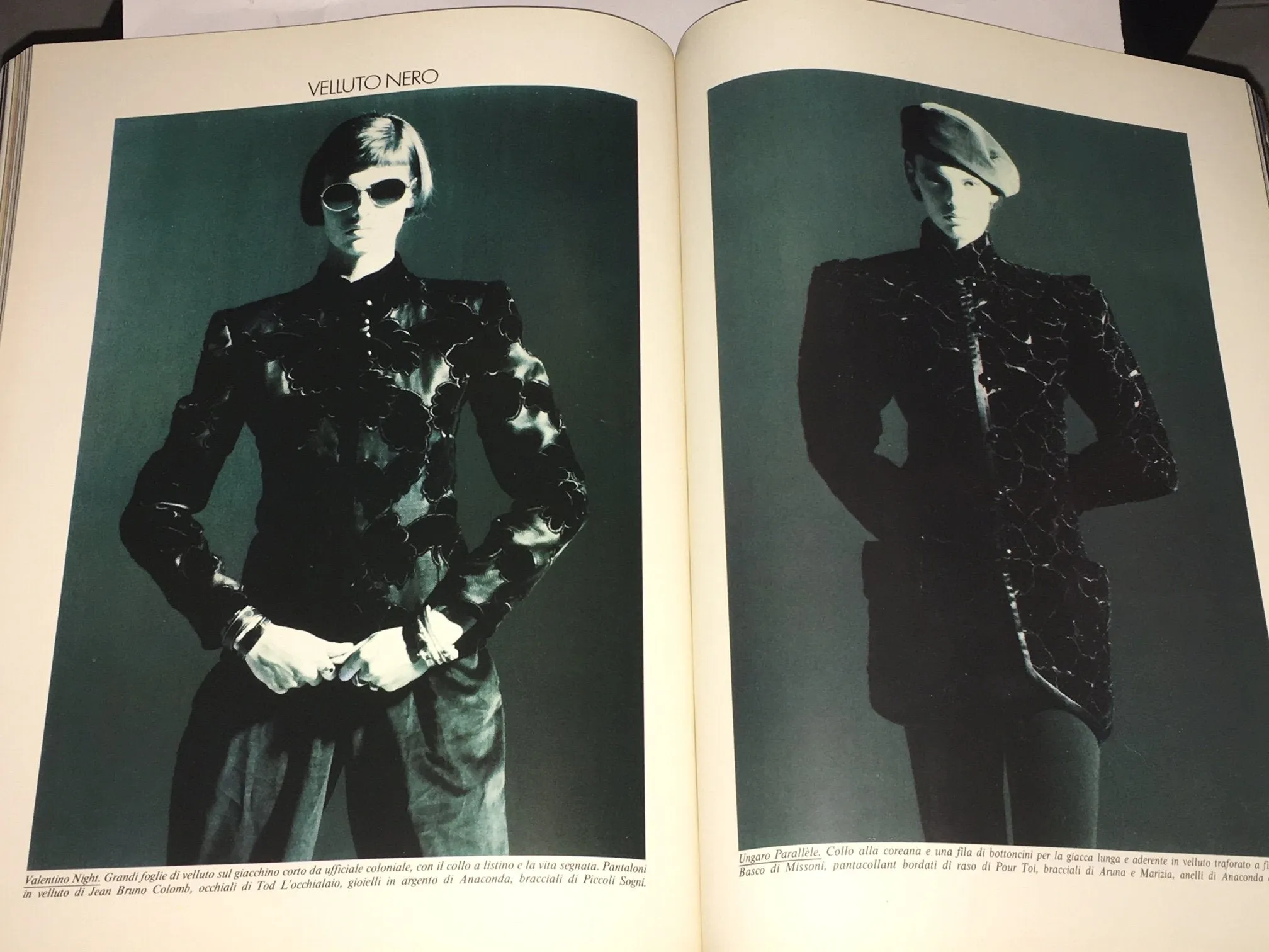 DONNA Magazine Italy 1985 LINDA EVANGELISTA Christine Bolster OLIVIERO TOSCANI