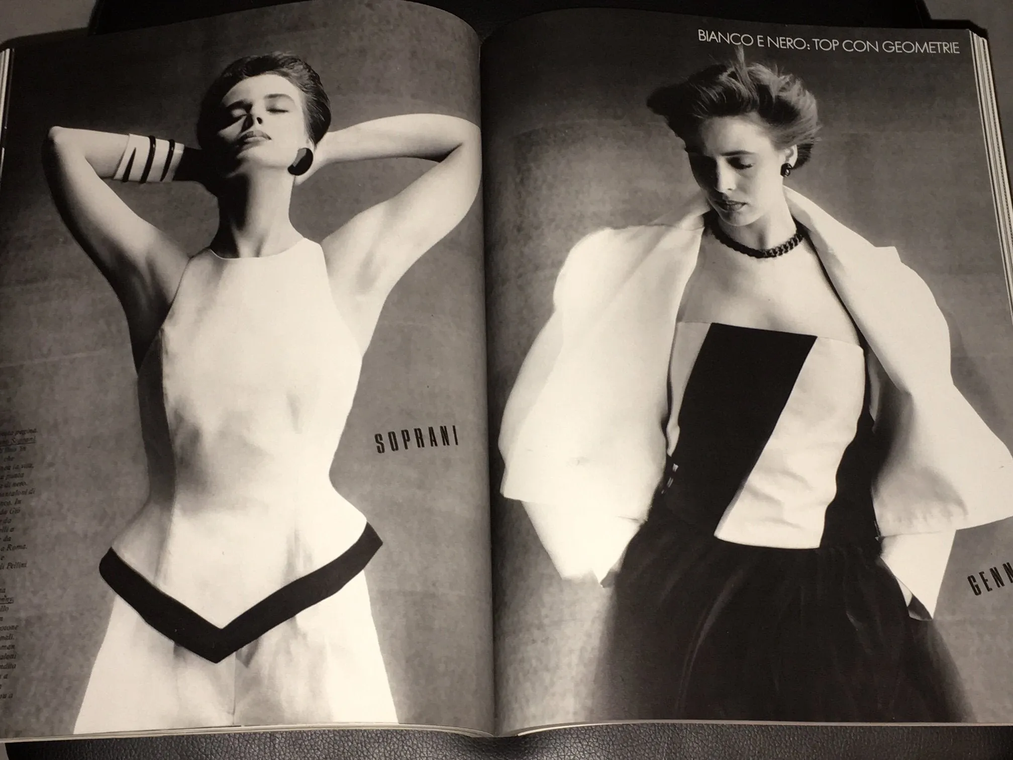 DONNA Magazine Italy April 1983 GIOVANNI GASTEL Barbara De Rossi FABRIZIO FERRI