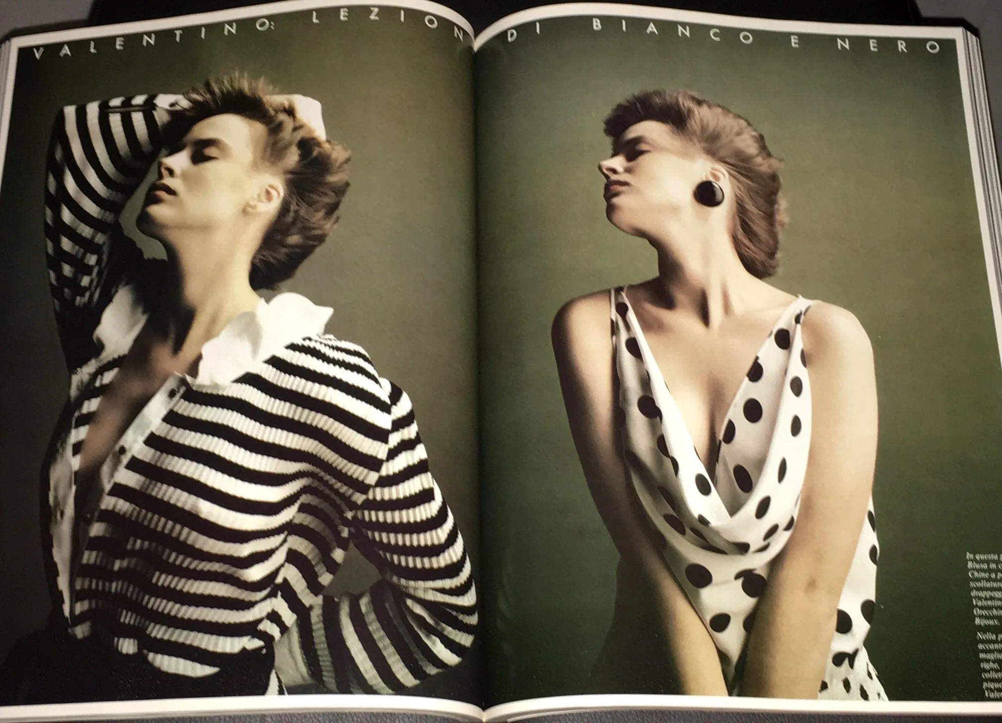 DONNA Magazine Italy April 1983 GIOVANNI GASTEL Barbara De Rossi FABRIZIO FERRI