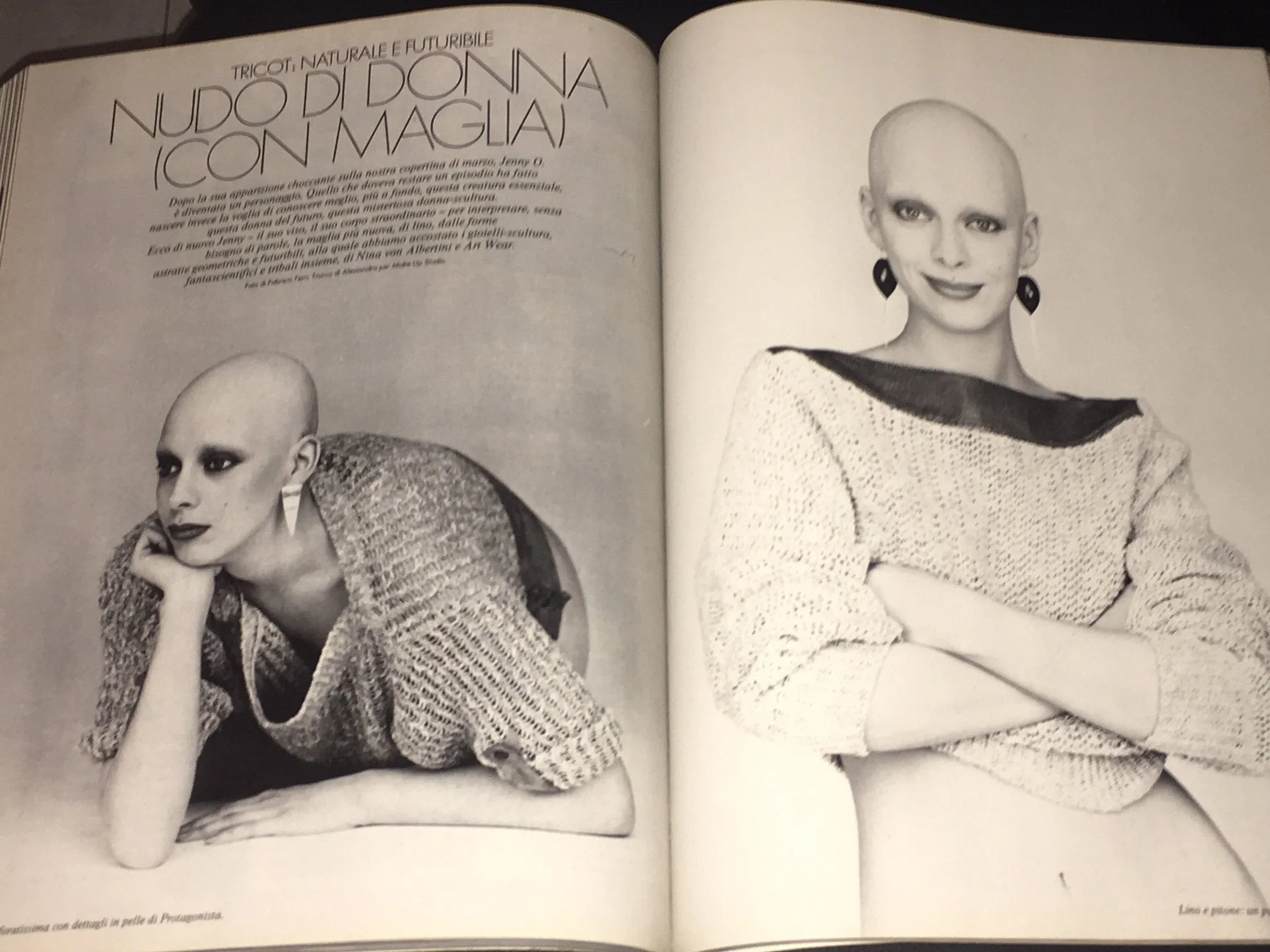 DONNA Magazine Italy April 1984 SIMONETTA GIANFELICI Lynne Koester FABRIZIO FERRI