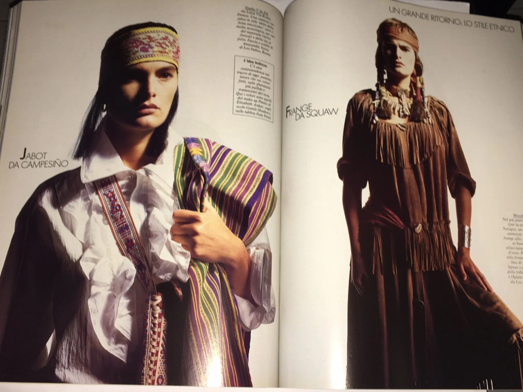 DONNA Magazine Italy April 1985 LYNNE KOESTER Fabrizio Ferri OLIVIERO TOSCANI