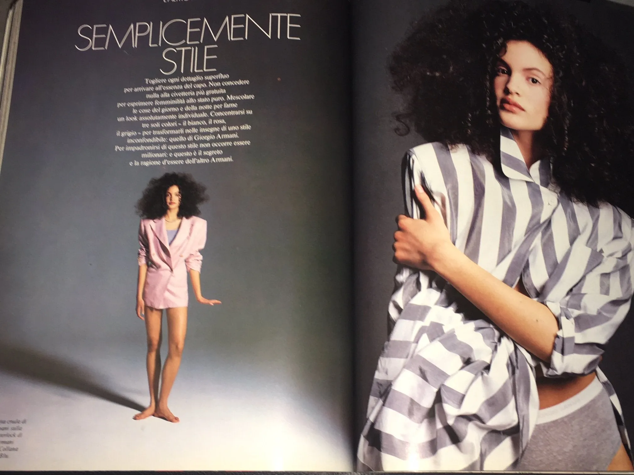 DONNA Magazine Italy April 1986 CLAUDIA MASON Famke Janssen AMANDA LEAR Chancellor