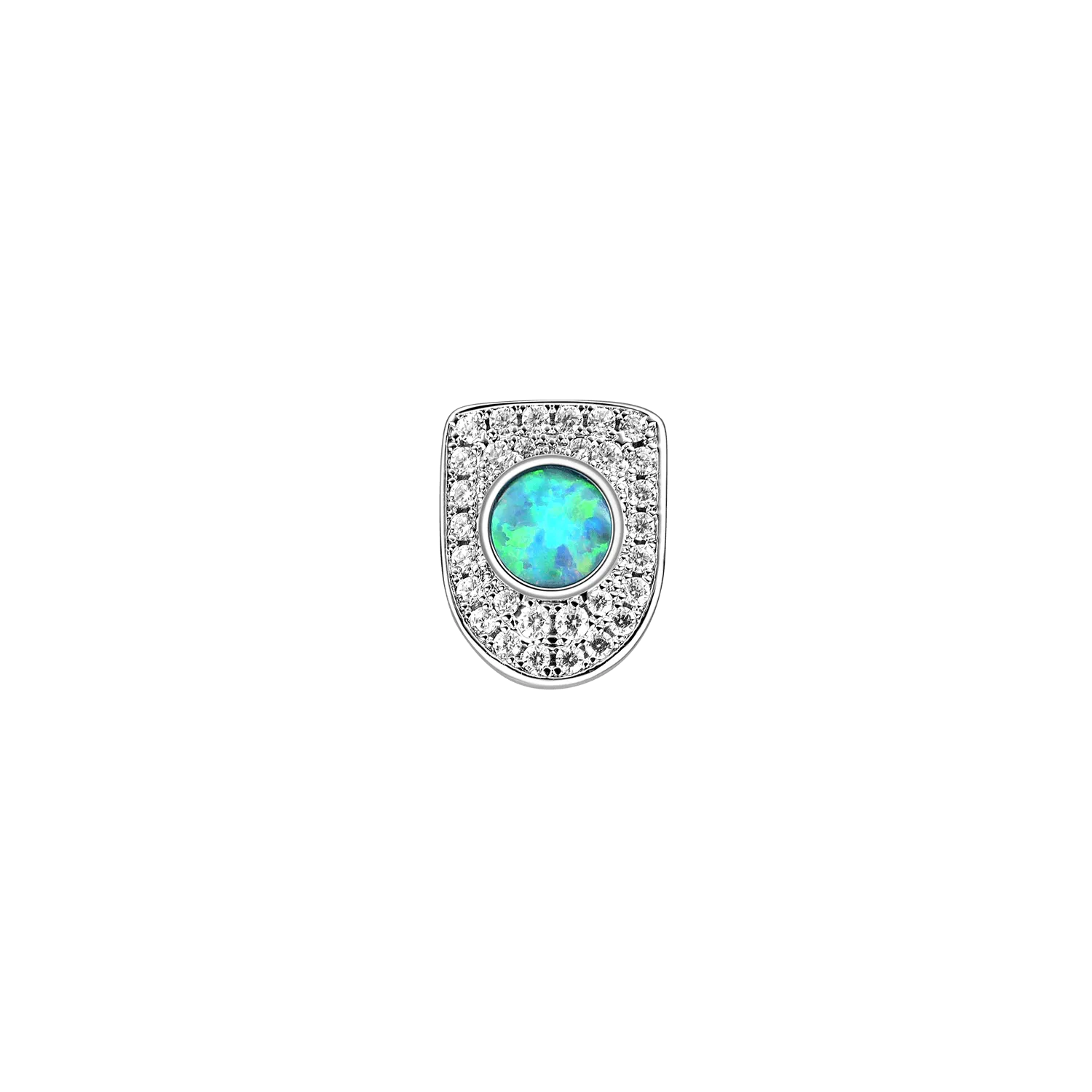 Double Cap Opal Grillz