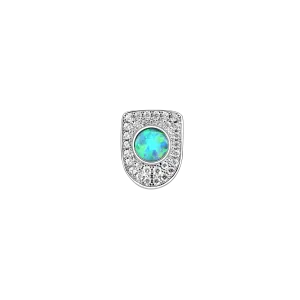 Double Cap Opal Grillz
