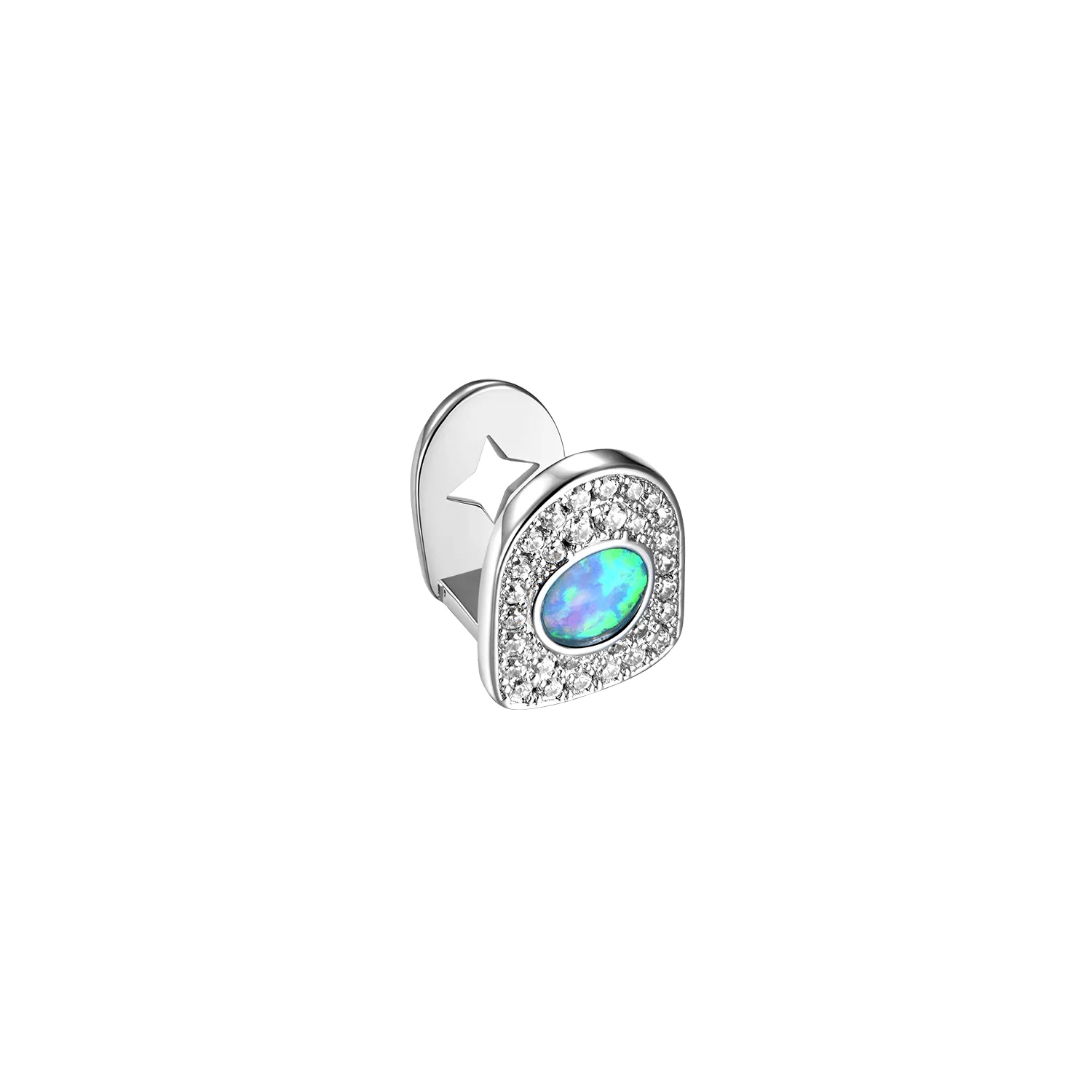 Double Cap Opal Grillz