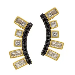 Double Helix Climber Earrings