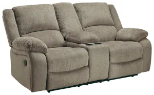 Draycoll - Dbl Rec Loveseat W/console