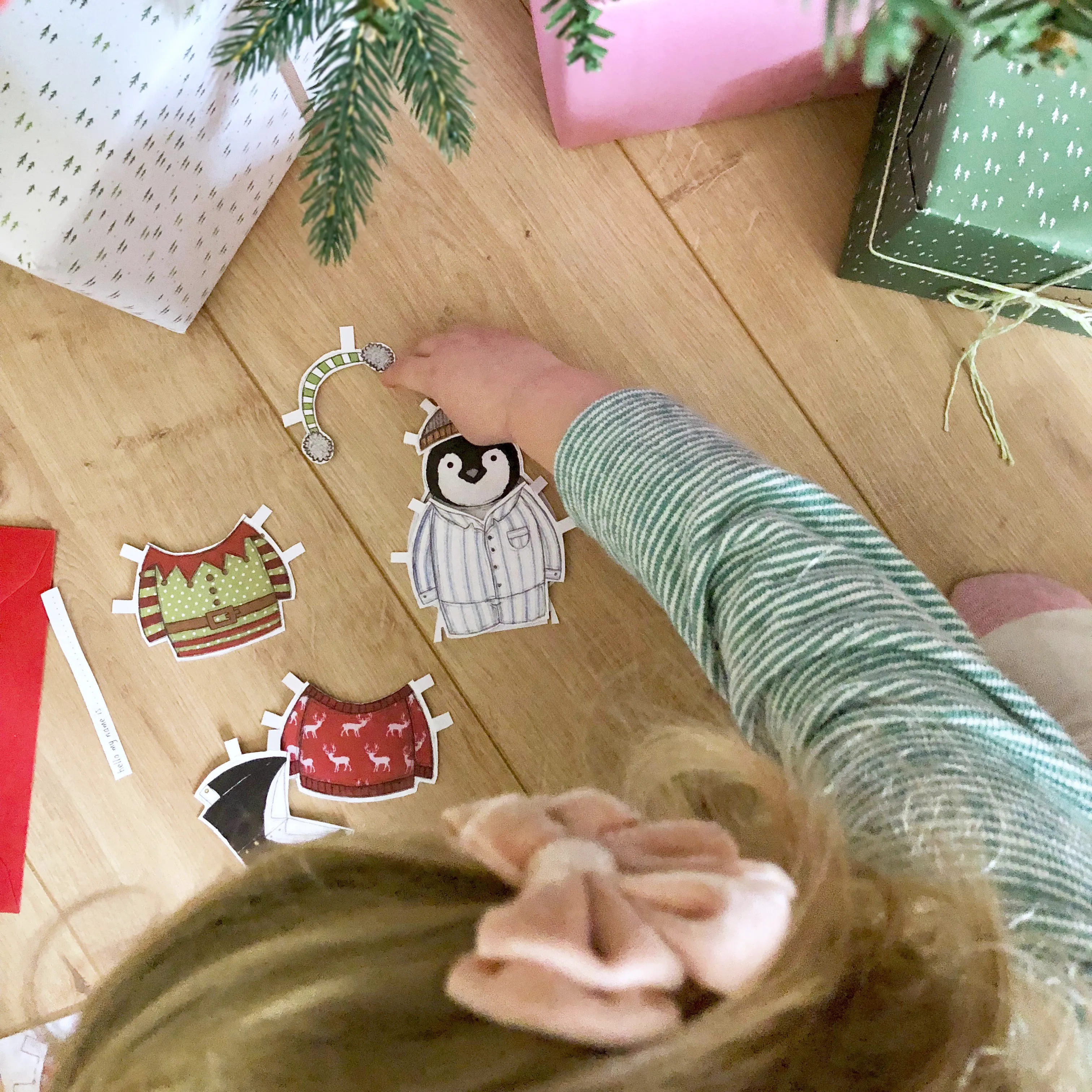 Dress Up A Penguin Card