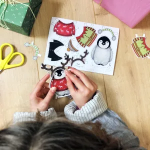 Dress Up A Penguin Card