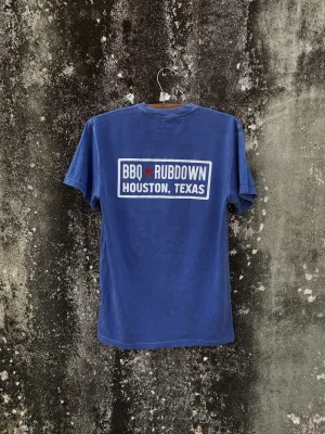 Dual Logo Pocket Tee - Peri Blue