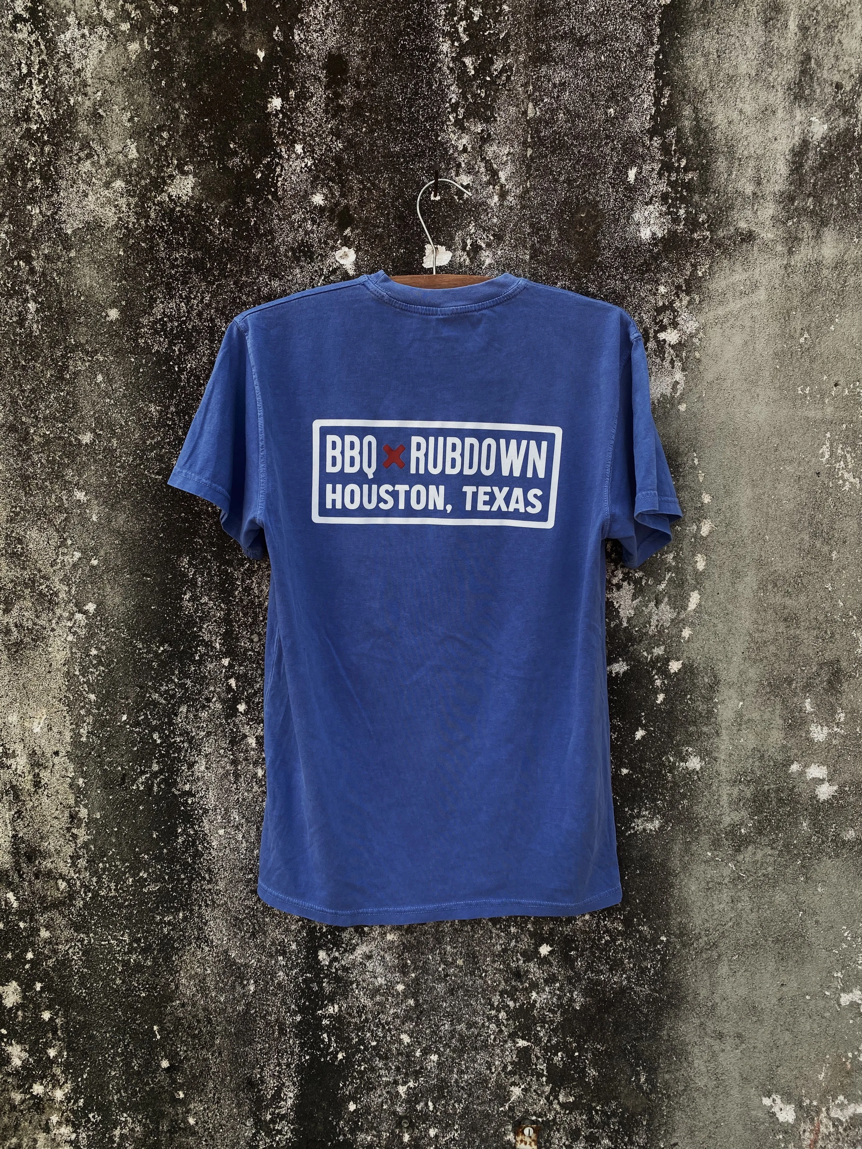 Dual Logo Pocket Tee - Peri Blue