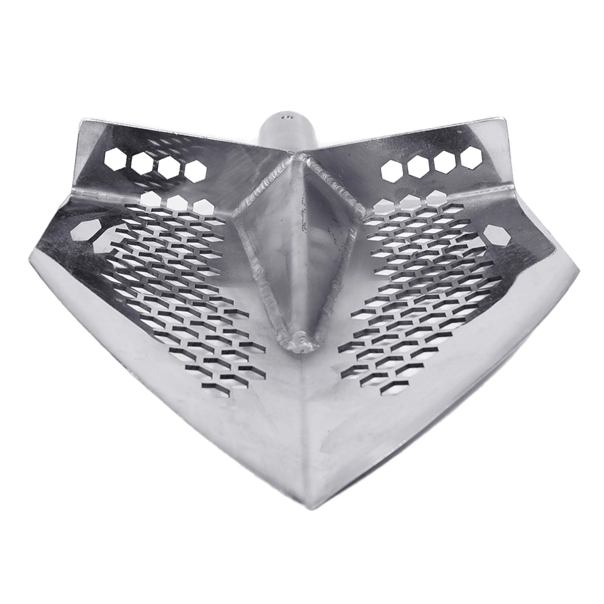 Dune Scoops Stainless Steel 2.0mm Shovel for Digging/10mm Hexahedron Holes and Carbon Fiber Rod with Handle
