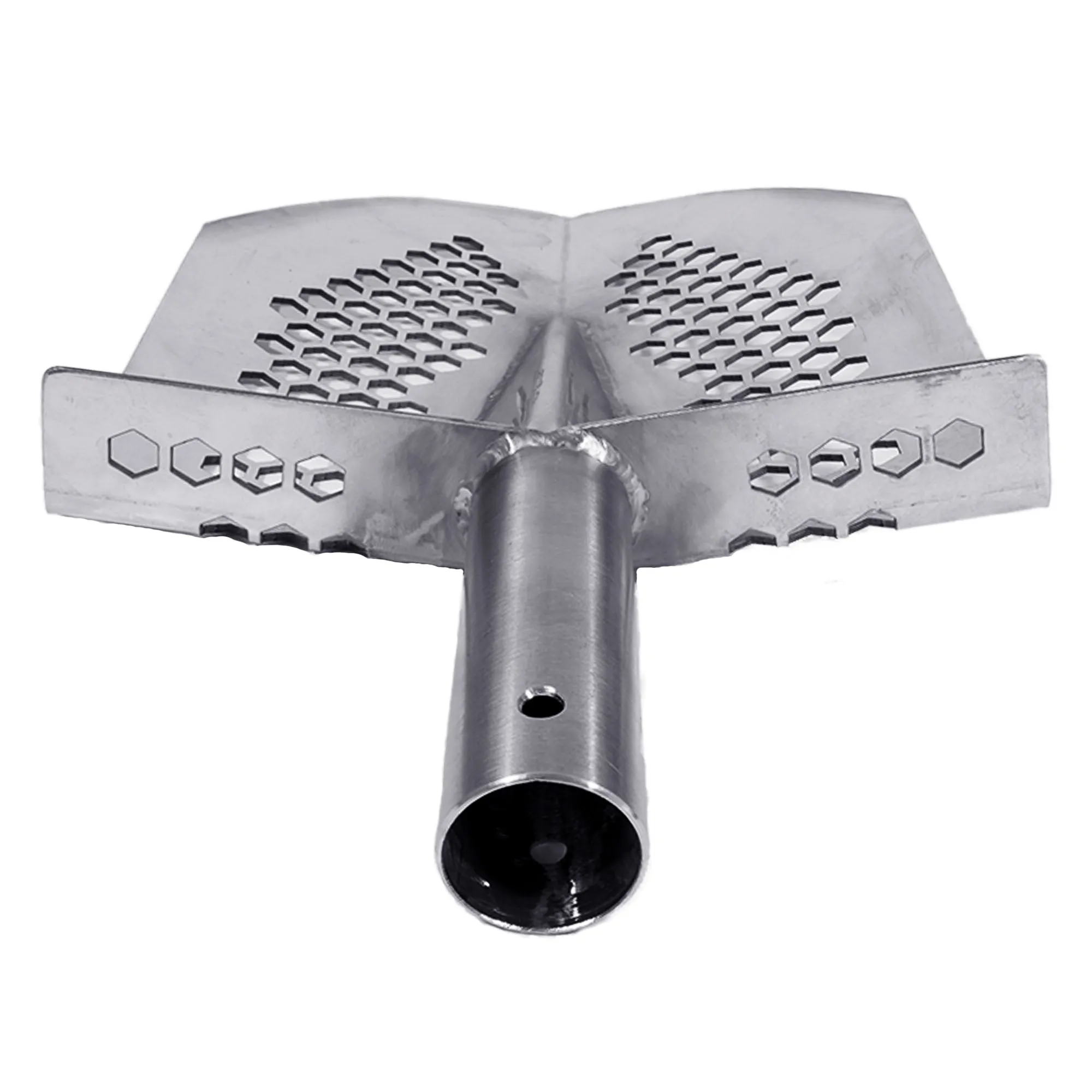 Dune Scoops Stainless Steel 2.0mm Shovel for Digging/10mm Hexahedron Holes and Carbon Fiber Rod with Handle
