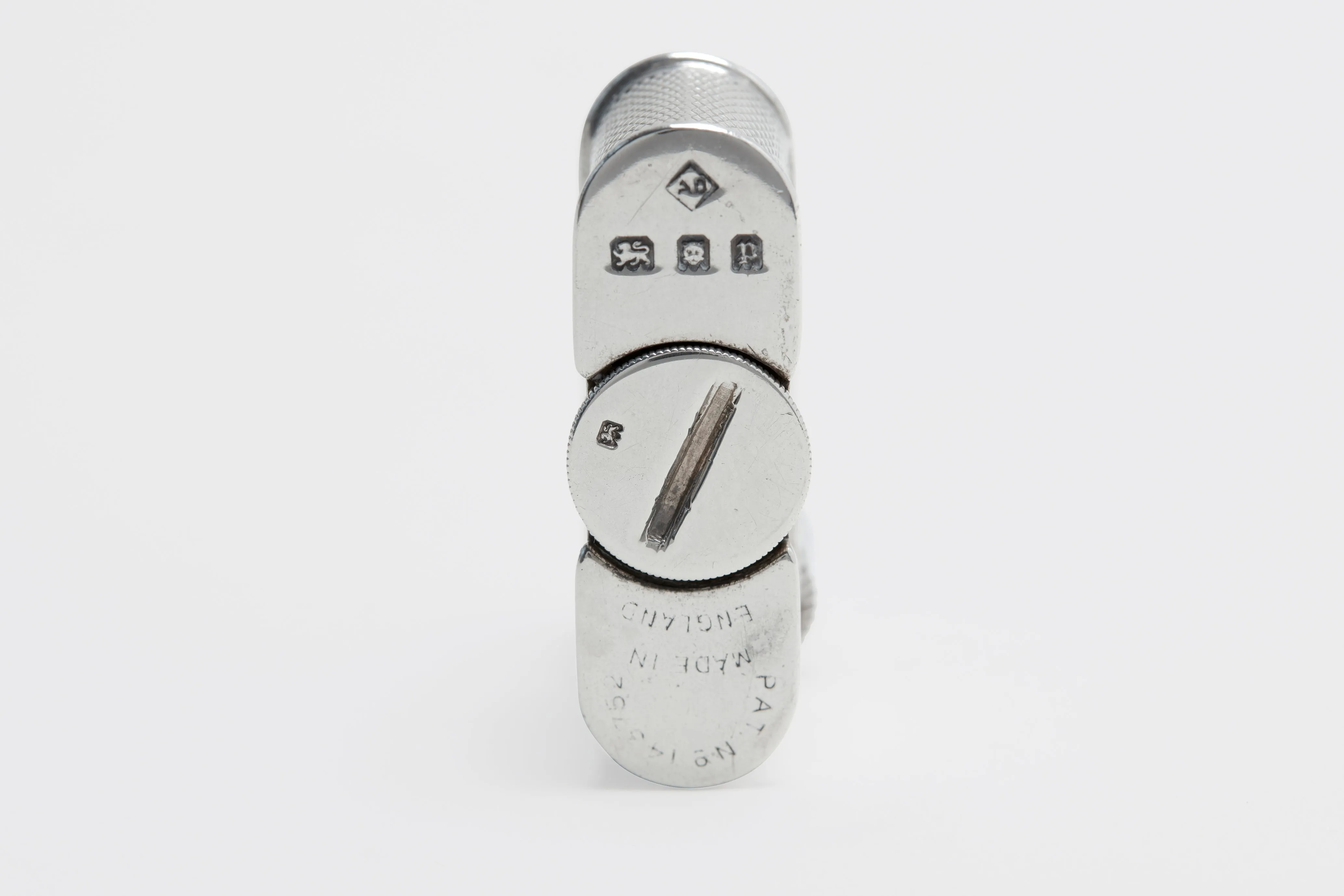 Dunhill "Bando" Silver Smoking Desk Compendium