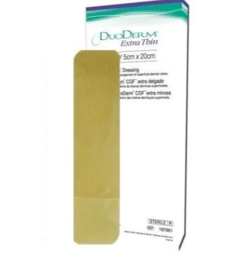 Duoderm Extra Thin Dressings 5cm x 20cm x 10 Hydrocolloid S164
