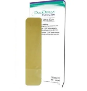 Duoderm Extra Thin Dressings 5cm x 20cm x 10 Hydrocolloid S164