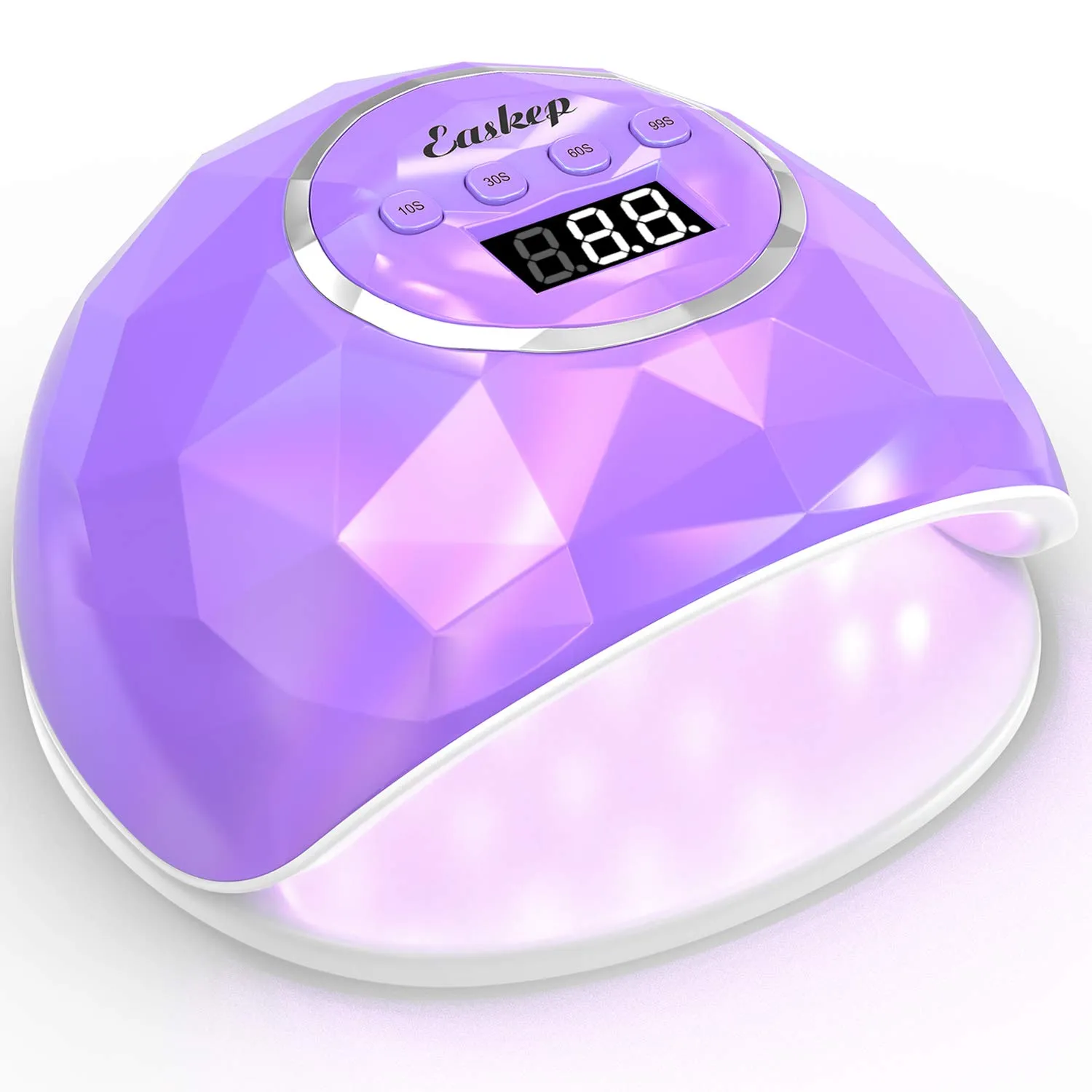 Easkep UV LED Nail Lamp 86W Nail Dryer with LED UV Light for Nails Lamp 4 Timer Setting Auto Sensor, Temperature Protection Gel Nail Polish Curing Dryer for Home and Salon